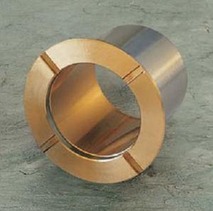 Quality CuPb10Sn10 Track Roller Bearing , Welding Steel Flange Bushing Customizable wholesale