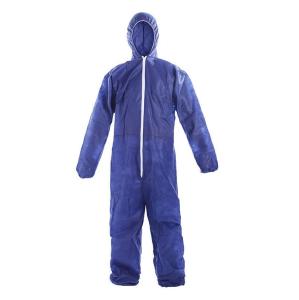 Quality S-5XL Size Blue Disposable Protective Coverall Used In Hospital / Laboratory wholesale