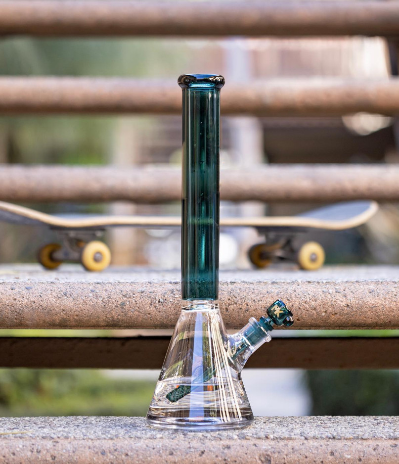 Hookah 24" Water Pipes Glass Bongs Tobacco Classic Beaker With Ice Catcher