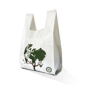 Quality Small Biodegradable Compostable Shopping Bags PBAT Cornstarch For Food wholesale