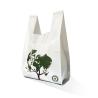 Buy cheap Small Biodegradable Compostable Shopping Bags PBAT Cornstarch For Food from wholesalers
