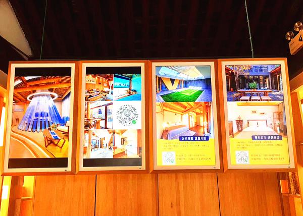 Cheap Tempered Glass LCD Digital Signage Android OS / Windows OS Operated for sale