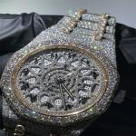 Top Brand Arabic Dial Bust Down Moissanite Watch
