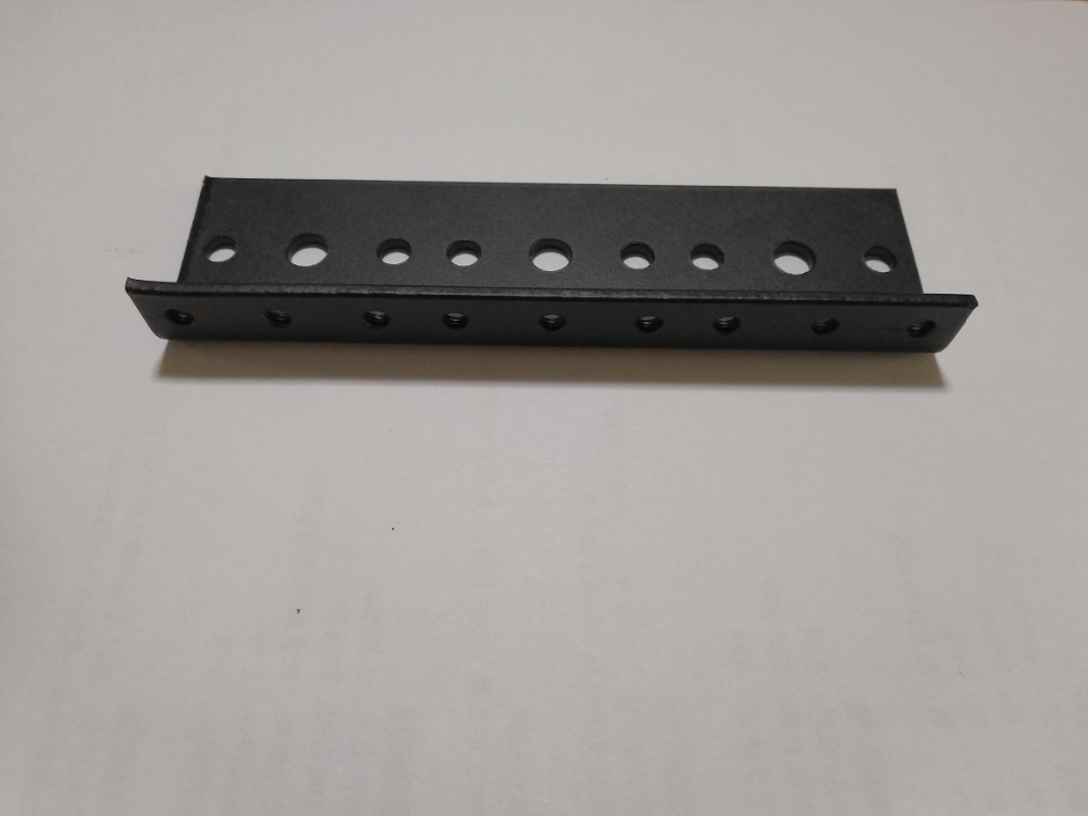 ISO9001 Rohs CE 16949 2U Heavy Duty Steel Vertical Rack Rail Pair DIY Kit With Hardware