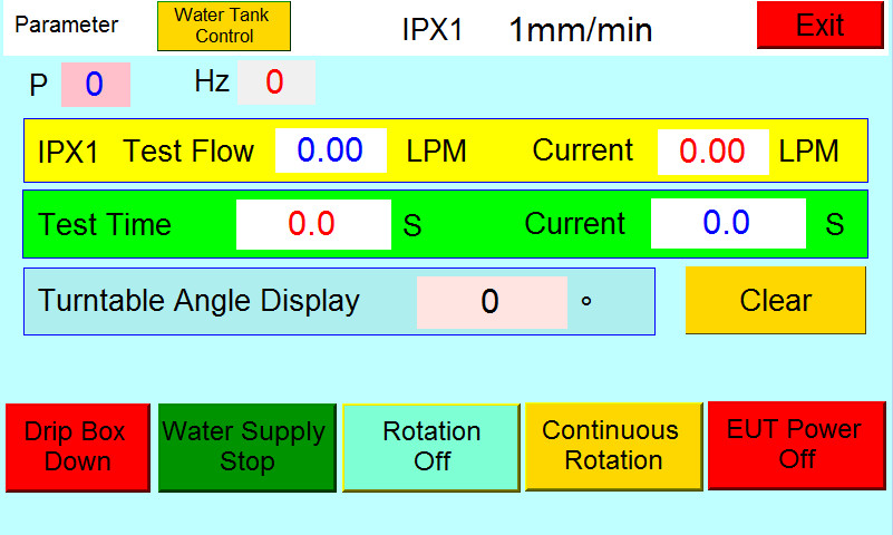IEC 60529 Wall Mounted IPX1 And IPX2 Vertical Drip Box Testing Equipment