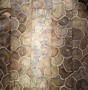 Quality European Oak End Grain Engineered Wood Flooring, Leaf Pattern wholesale