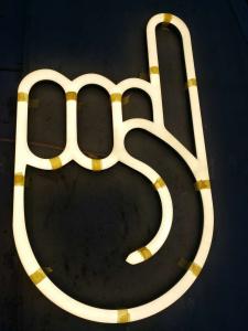 Quality Aurora LED Flex Neon Light , 18mm Depth Wall Hanging Neon Sign wholesale