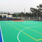 High Strength Outdoor Contest Interlock Tiles For Basketball Court
