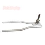 Pink Display Aluminum Flag Pole Metal Ground Spikes