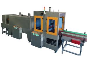 Quality 30KW 220 Degree Straight Heat Shrink Sleeve Machine For Mineral Water Bottle wholesale