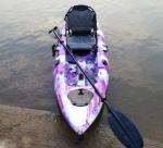 Auge Fast Recreational Kayak , Adult Exercising Flat Top Kayak Small Size For
