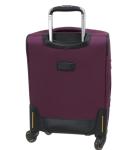 Purple Large Mens Rolling Carryon Luggage Nylon Business Luggage