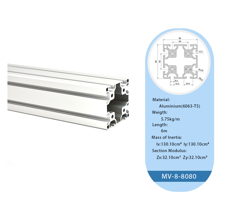 0.30mm Thickness 4090 Industrial Aluminium Profile Drilling Holes Processed