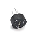 93PR black circular graduated potentiometer 102 202 502 103 203 503 104 204 504