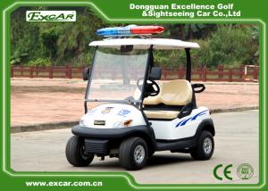 Quality White Security Golf Carts Prowl Car 2 Seater Battery Powered wholesale