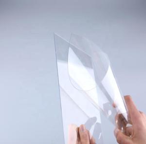 Quality anti-fog thin clear plastic pet sheet for face shields wholesale