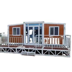 Quality 3 Bedroom Prefabricated Luxury Mobile Villa Expandable In White/Gray/Black wholesale