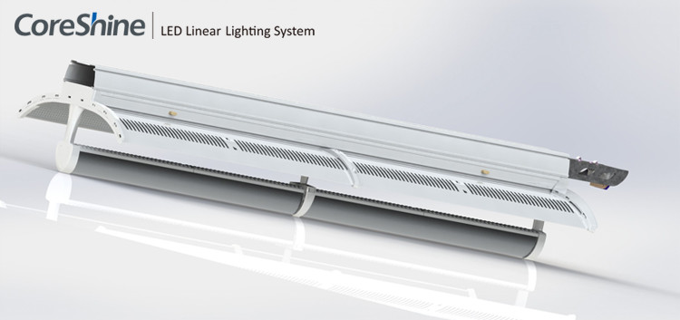 80CRI 4 Foot Long LED Light Fixture 60W Commercial Electric Lighting