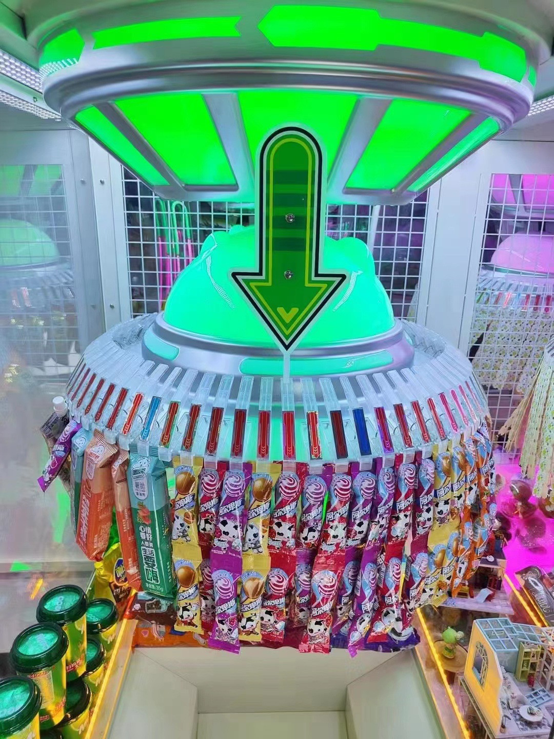 Custom Coin Operated Game Machine Clamp Gift Clip Prize Claw Machine For Kids