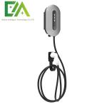 7KW 11KW 22KW Silver Wall-Mounted Electric Vehicle Single Gun AC Charging Pile /