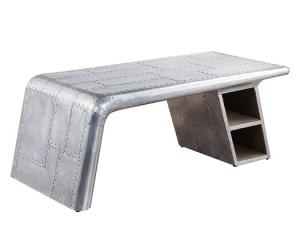 Quality Aluminum Airplane Wing Coffee Table With 2 Drawers wholesale