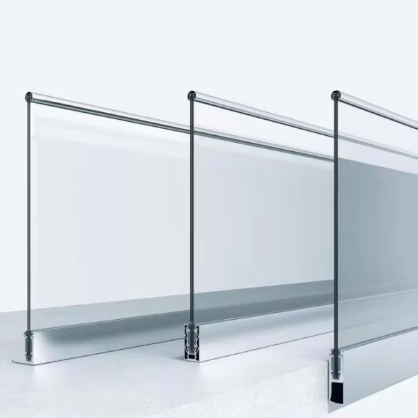 Cheap Aluminum Glass Balcony Fence Coastal Ready Unobstructed Ocean Views for sale
