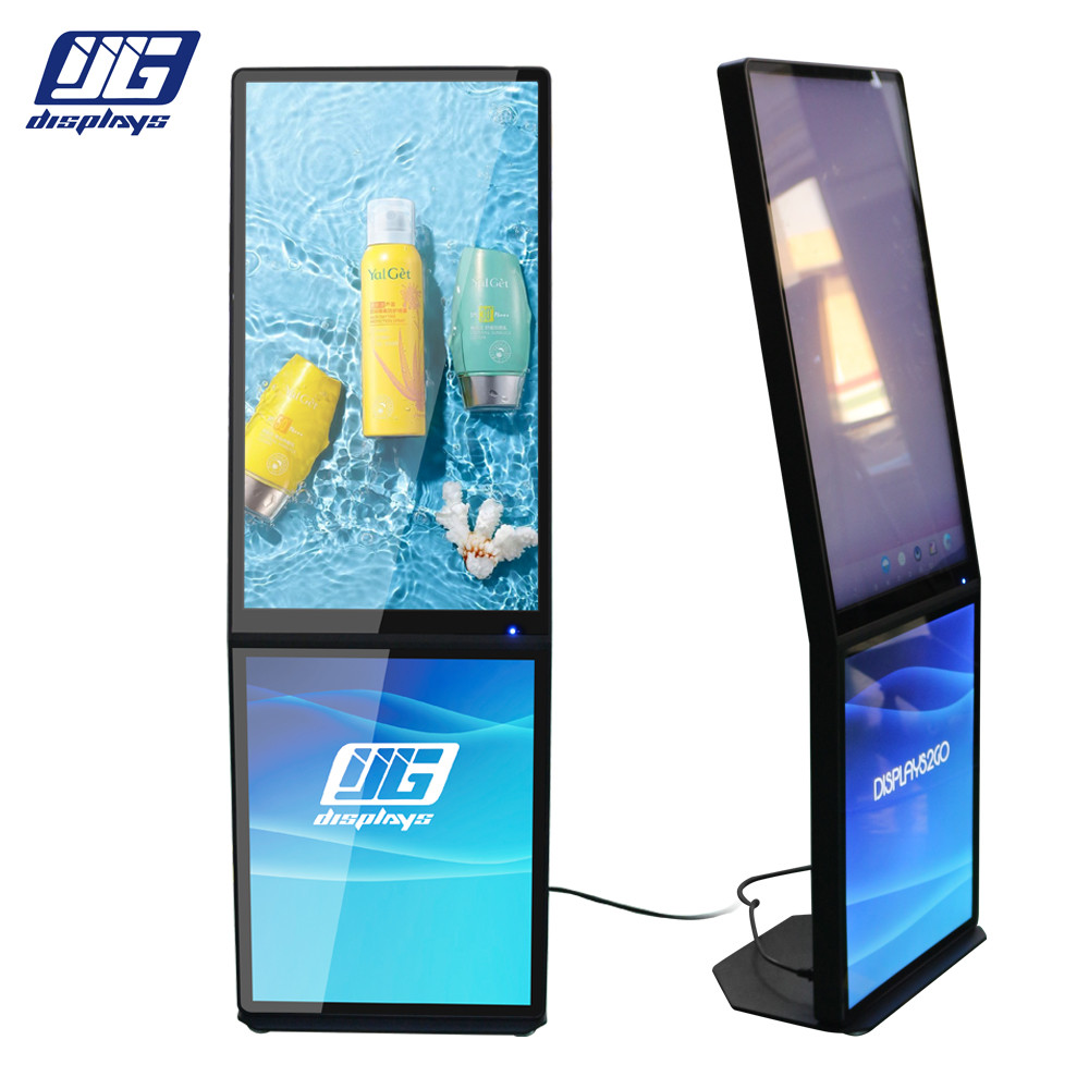 Hanging System 32 Inch LCD Advertising Display / LCD Media Players With LED Light Box