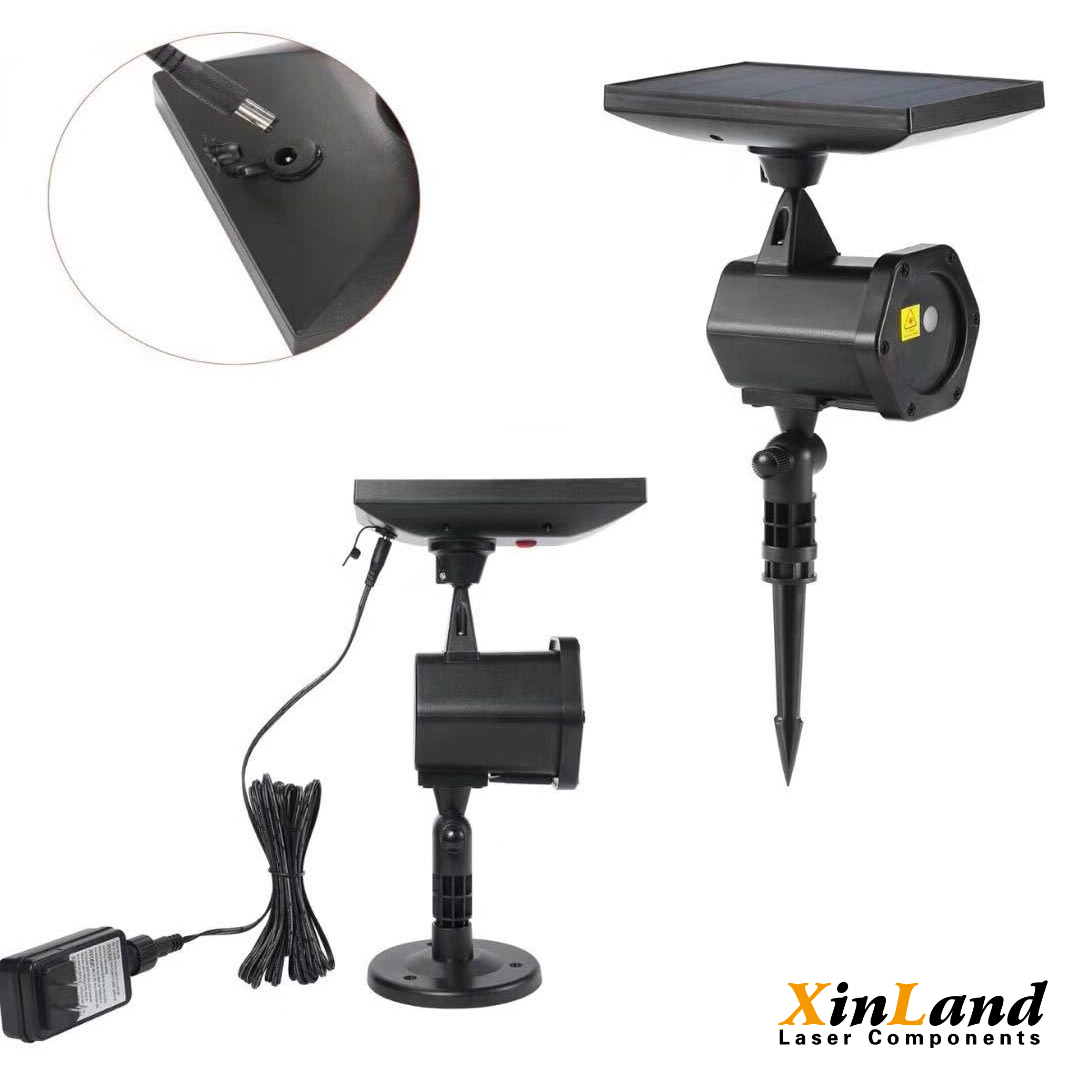 Solar Flood Laser Party Light Solar Christmas Lights Gifts For Garden Yard Deck