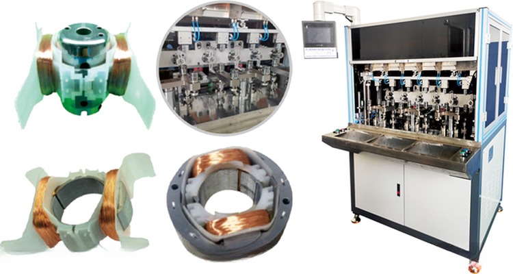 Revolutionize Production Automatic Six-Station Winding Machine For AC Fan Motors