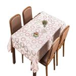 120 Inch Round Christmas PVC Tablecloth Oilproof and Stain Resistant for Square