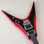 6 Strings Guitar 39 Inch V Shape Electric Guitar Neck Through Active Guitar