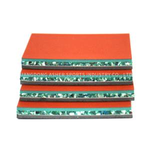 Quality TPU SPU Flooring Material Badminton Glossy Finish Court Use wholesale