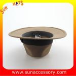 Vintage hot sale mid brim hats wholesale for ladies,100% Australia wool felt