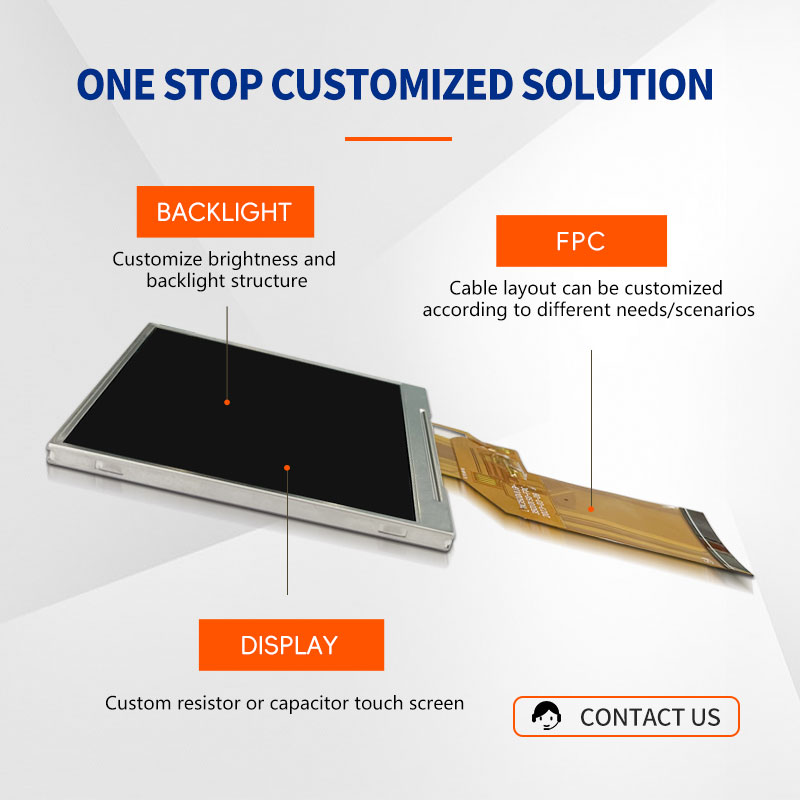 3.5-inch TFT LCD Display 1400nits 54PIN High Brightness Device Display