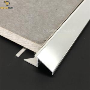 Quality Slope Edge Floor Transition Strip Reducer Chrome Silver Color wholesale