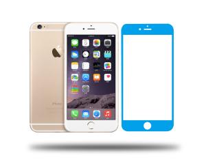 Quality Colorful tempered glass screen protector for iPhone 6/6Plus, different colors available wholesale
