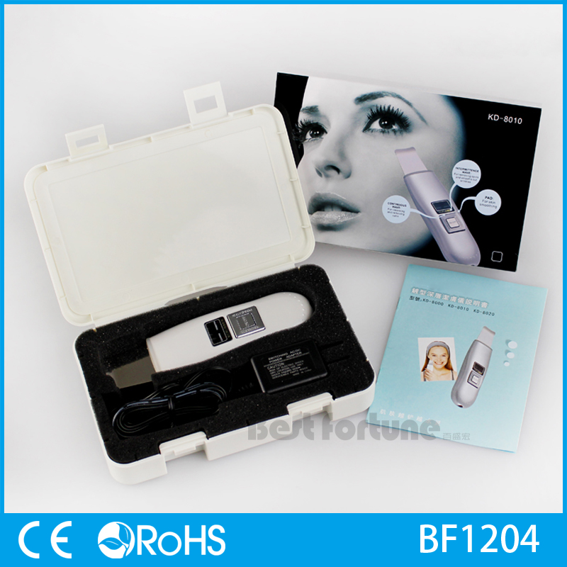 Professional Ultrasound Skin Scrubber 100 - 240 V Input Voltage For Facial Cleaning