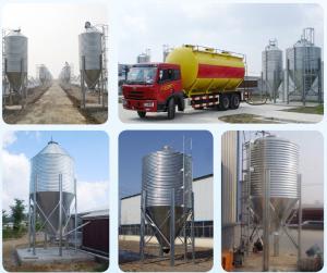 Quality Small Steel Galvanized Grain Silo / Mobile Metal Silos For Grain Storage wholesale