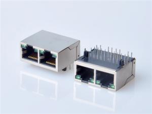 Quality rj45 connector with integrated magnetics 1000base，with LEDs wholesale