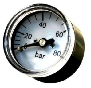 Quality Miniature Small Oil Pressure Gauge 0-10bar 25mm Dia 1/8&quot;Npt wholesale