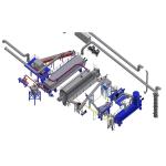ISO9001 10000L 75kw Rendering Plant Cooker