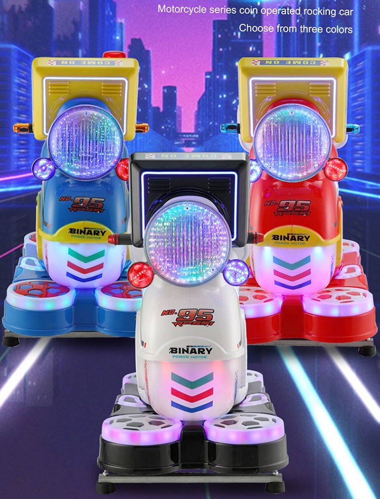 Electric Fairground Coin Operated Car Ride Machine For Kids' Entertainment