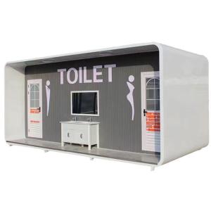 Quality Outhouse Portable Toilet With Shower , Integrated Public Toilet wholesale