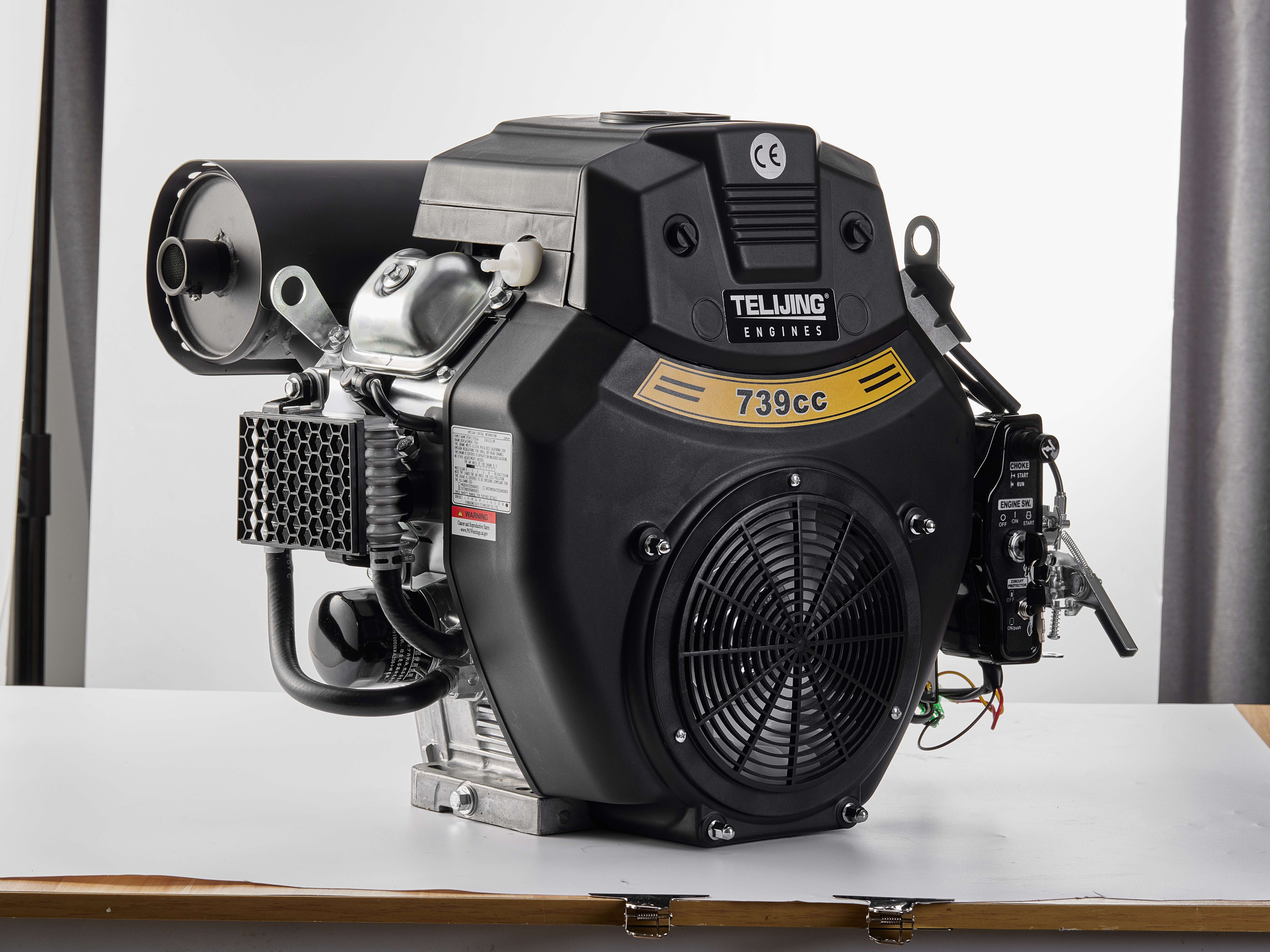 Wooden Hull Boat Electric Marine Gasoline Engine 2 Cylinder 545*485*495 Stroke 4 Stroke