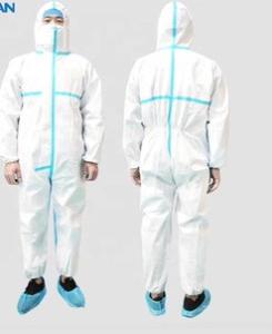 Quality Hospital Disposable Protective Coveralls Anti Virus Ethylene Oxide Sterilization wholesale