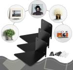 Stylish Iron Storage Shelves for Bedroom Living Room and Office Wall Mounted