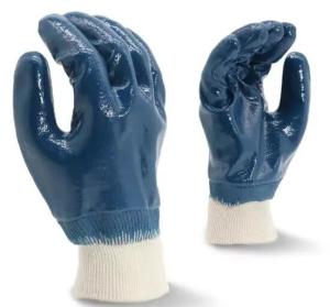 Quality Elastic Work Gloves Nitrile Chemical Gloves Blue Nitrile Coated Work Gloves Bulk wholesale