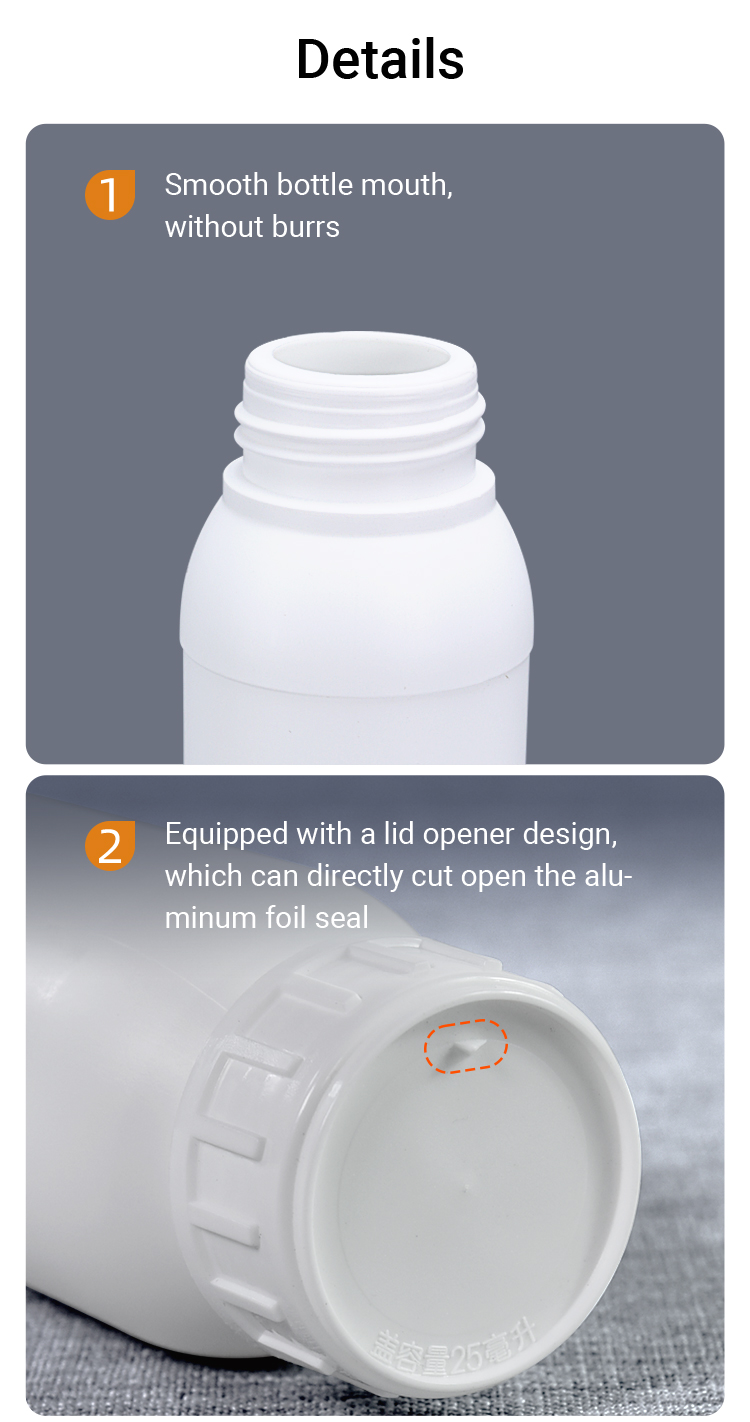 Screw Cap HDPE EVOH Barrier Empty Pill Co Ex Bottle For Pesticide Packaging Custom Logo