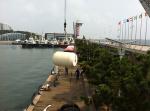 Cruise Terminal White Foam Fender 1200mm Dia 2000mm Length