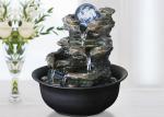 Rock Mountain Indoor With Glass Ball Polyresin Home Interiors Decoration Living